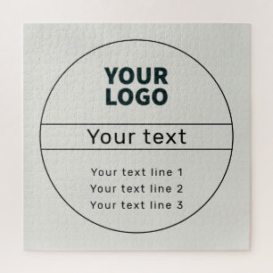 Retro-Modern fügen Sie Ihren eigenen Text hinzu Puzzle