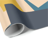 Retro Modern Geometric Dot Patchwork Abstrakt Geschenkpapier (Rolleneckpunkt)