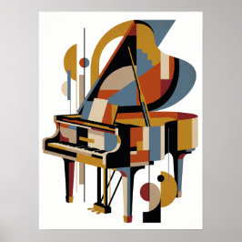Retro-Modern-Jazz-Plakat Poster
