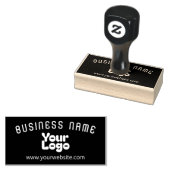 Retro-Modern Logo hochladen Gummistempel (Stempel)