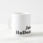 Retro Modern Minimal Name oder Geschäftsvorlage Kaffeetasse (Vorderseite Links)