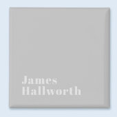 Retro Modern Minimal Name oder Geschäftsvorlage Magnet