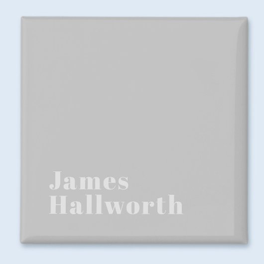 Retro Modern Minimal Name oder Geschäftsvorlage Magnet