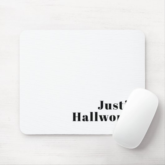 Retro Modern Minimal Name oder Geschäftsvorlage Mousepad (Mit Mouse)