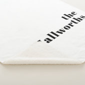 Retro Modern Minimal Name oder Geschäftsvorlage Sherpadecke (3/4)