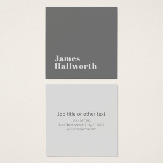 Retro Modern Minimalistischer Name (oder anderer T (Vorne & Hinten)