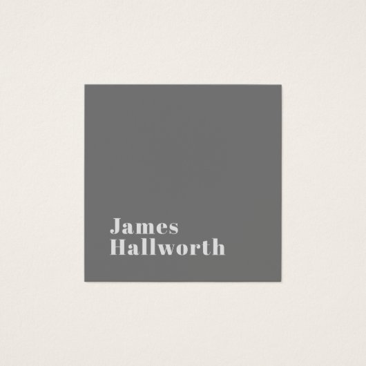 Retro Modern Minimalistischer Name (oder anderer T (Vorderseite)