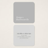 Retro Modern Minimalistischer Name (oder anderer T (Vorne & Hinten)