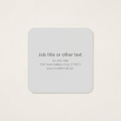 Retro Modern Minimalistischer Name (oder anderer T (Rückseite)