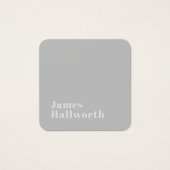 Retro Modern Minimalistischer Name (oder anderer T (Vorderseite)