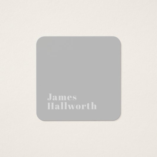 Retro Modern Minimalistischer Name (oder anderer T (Vorderseite)