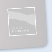 Retro Modern Minimalistischer Name (oder anderer T Aufkleber