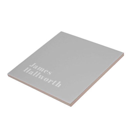 Retro Modern Minimalistischer Name (oder anderer T Fliese (Seite)