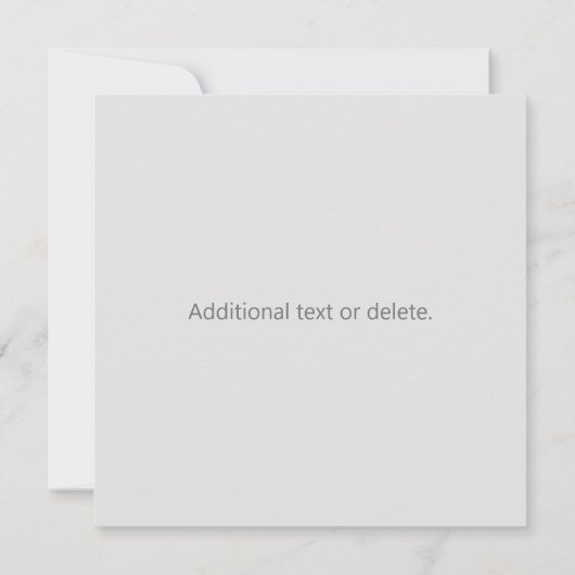 Retro Modern Minimalistischer Name (oder anderer T Mitteilungskarte (Rückseite)