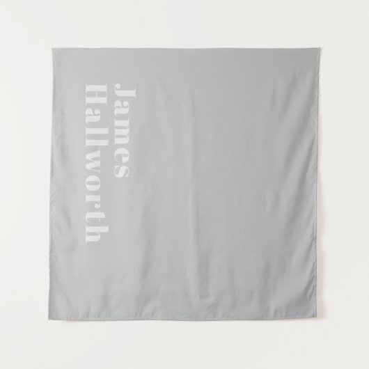 Retro Modern Minimalistischer Name (oder anderer T Wandteppich (Vorderseite (Horizontal))