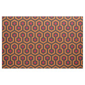 Retro Modern Orange Red Brown Hexagon Muster Stoff (Fat Quarter (45,7 x 55,9 cm))