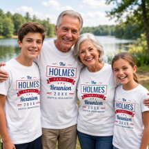 Retro-Modern passende Familient-Shirts zum 4. Juli