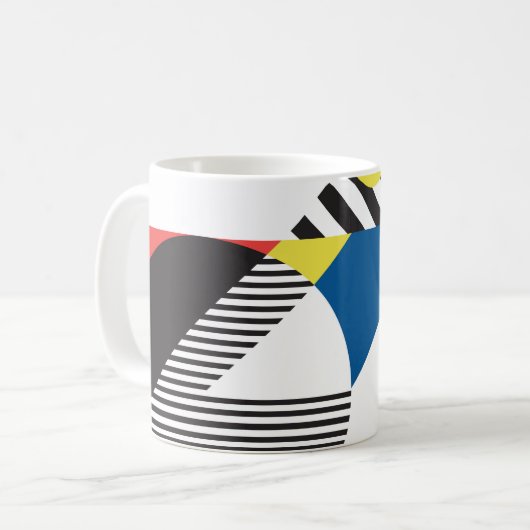 Retro Modern Style Backdesign Kaffeetasse (Vorderseite Links)