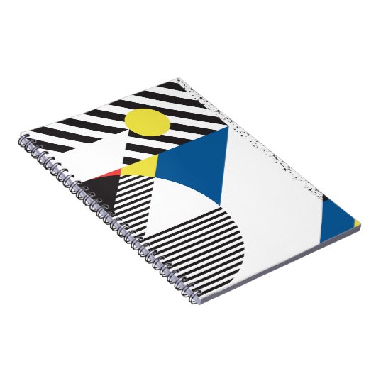 Retro Modern Style Backdesign Notizblock (Rechte Seite)