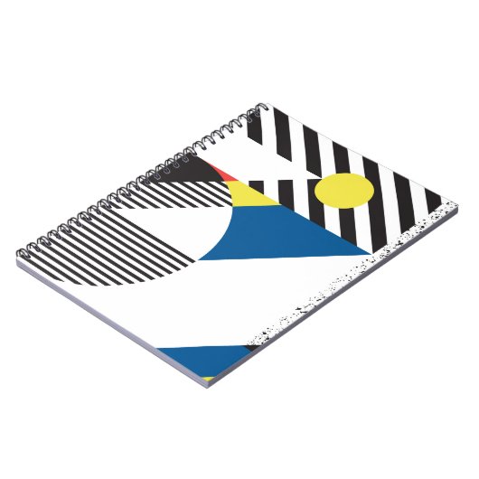 Retro Modern Style Backdesign Notizblock (Linke Seite)