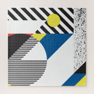 Retro Modern Style Backdesign Puzzle