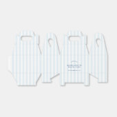 Retro Modern Vintag Blue Bachelorette Geschenkschachtel (Ungefaltet)