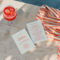 Retro Modern Vintag Blue Bachelorette Wochenende