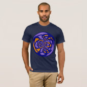 Retro Moderne abstrakte Kunst 3 T-Shirt (Vorne ganz)