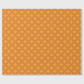 Retro-Moderne Geometrische Orange Sonne im Stil de Geschenkpapier (Flach)