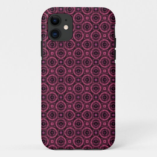 Retro-moderne geometrische Struktur Case-Mate iPhone Hülle (Rückseite)