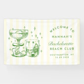 Retro-moderne Junggesellinnen-Abschiedswoche in Ge Banner (Horizontal)