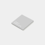 Retro moderne minimalistische Name (oder anderer T Post-it Klebezettel (angewinkelt)