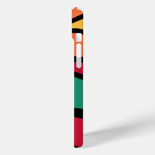 Retro Moderne Muster Case-Mate iPhone Hülle (Rückseite / Links)