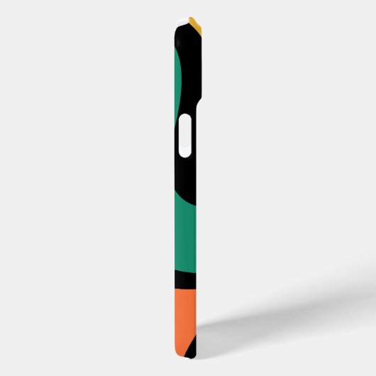 Retro Moderne Muster Case-Mate iPhone Hülle (Rückseite / Rechts)