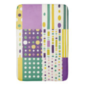 Retro Moderne Pop-Kunst des Mittelalters inspirier Badematte (Vorderseite Vertikal)