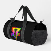 Retro Moderne Silhouette Ananas Sommerfrucht Duffle Bag (Rechte Ecke)