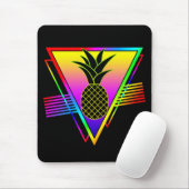 Retro Moderne Silhouette Ananas Sommerfrucht Mousepad (Mit Mouse)
