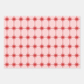 Retro Moderne Sternexplosionen Mitte des Jahrhunde Geschenkpapier Set (Vorderseite)