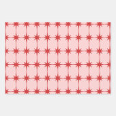 Retro Moderne Sternexplosionen Mitte des Jahrhunde Geschenkpapier Set (Vorderseite 2)