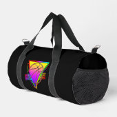 Retro-moderner Basketball Duffle Bag (Rechte Ecke)