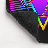 Retro-moderner Basketball Mousepad (Ecke)