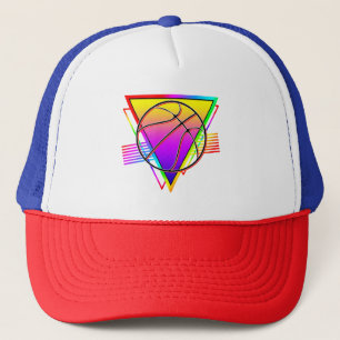 Retro-moderner Basketball Truckerkappe
