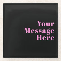 Retro-moderner editierbarer Text | Schwarz & Pink