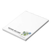 Retro Moderner Minimalistischer Treppencoach Blau/ Notizblock (Rotiert)