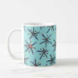 Retro Modernes Abstraktes Biologieprinzip Kaffeetasse