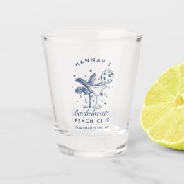 Retro Modernes Bachelorette Weekend Party Shootgla Schnapsglas