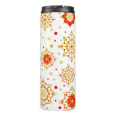 Retro Modernes Design Mitte des Jahrhunderts Ein o Thermosbecher (Rückseite)