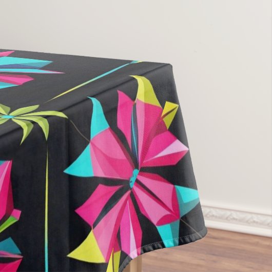 Retro modernes einfaches Stern geometrisches farbe Tischdecke (Beispiel)