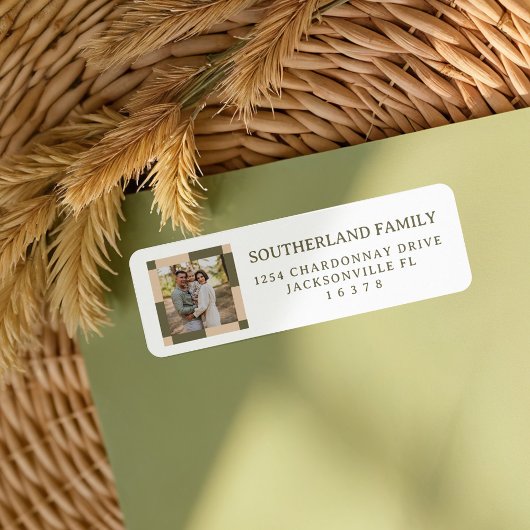 Retro Modernes Foto eines karierten Musters