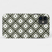 Retro Modernes geometrisches Mosaikmuster Case-Mate iPhone Hülle (Rückseite (Horizontal))